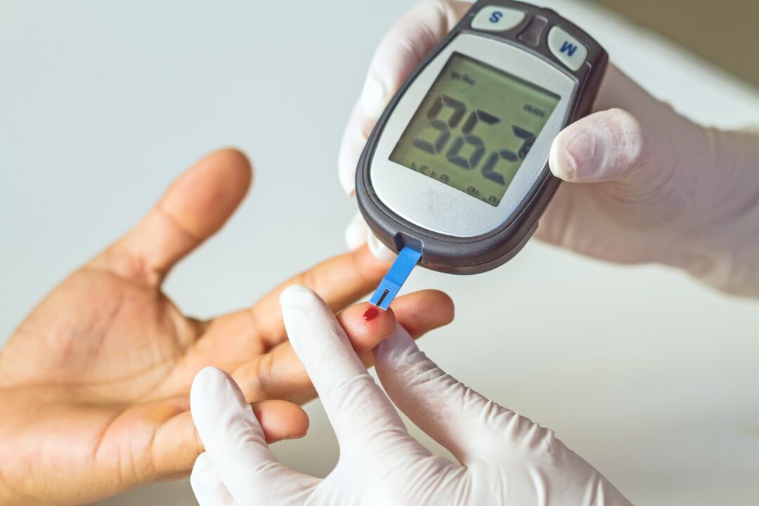 high blood sugar during the exam before taking Glucoren